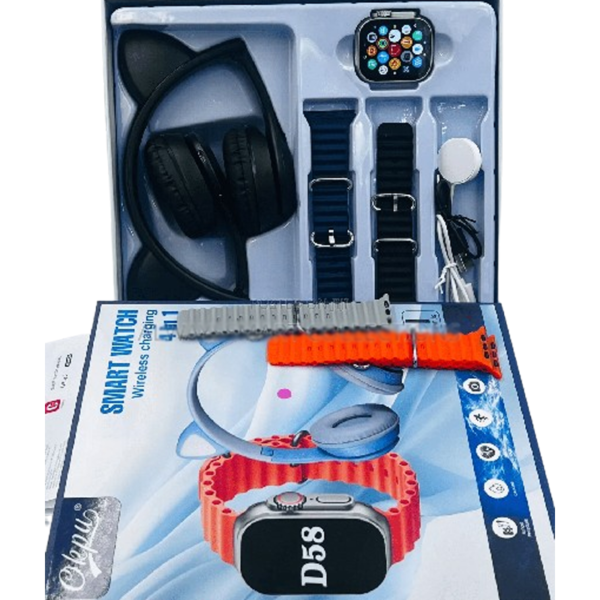 D58 Smartwatch With Wireless Headphone - Image 3