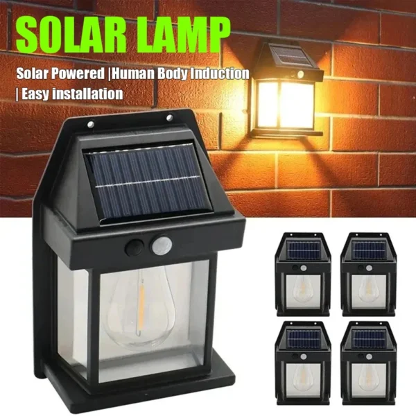 Outdoor Solar Wall Lamp Lighting Waterproof
