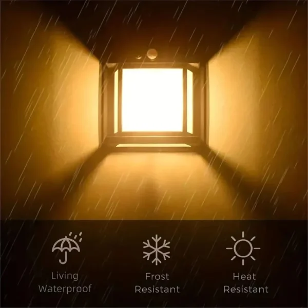 Outdoor Solar Wall Lamp Lighting Waterproof - Image 6